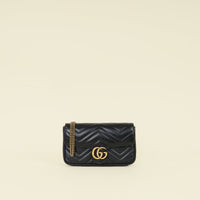 Gucci Black GG Marmont Small Shoulder Bag
