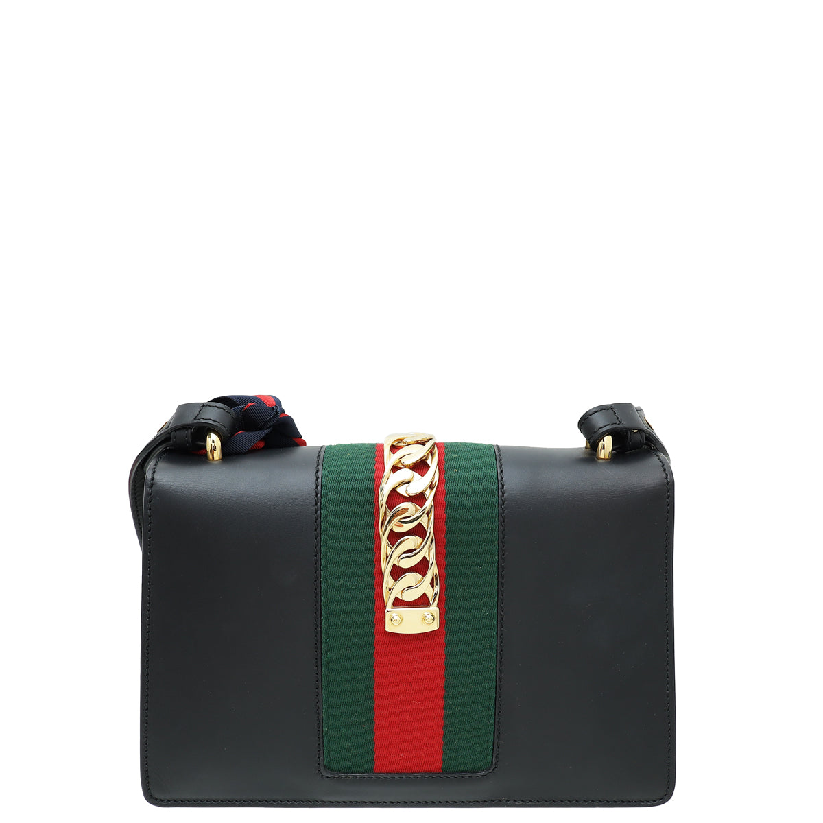 Gucci Black Sylvie Small Shoulder Bag-Gucci-THE CLOSET