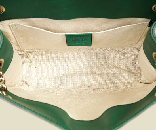 Gucci Green GG Guccissima Emily Small Shoulder Bag