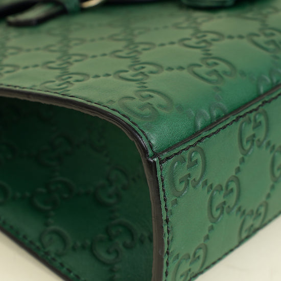 Gucci Green GG Guccissima Emily Small Shoulder Bag