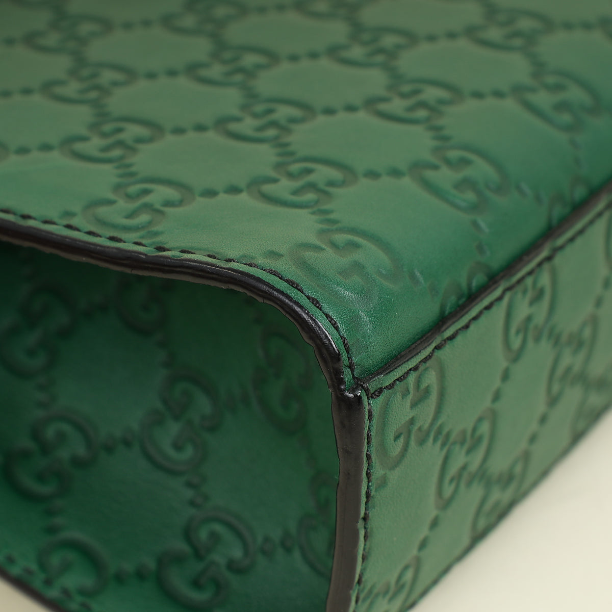 Gucci Green GG Guccissima Emily Small Shoulder Bag