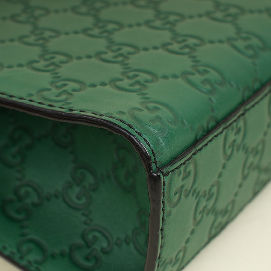 Gucci Green GG Guccissima Emily Small Shoulder Bag