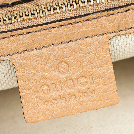 Gucci Nude Soho Tassel Flap Clutch