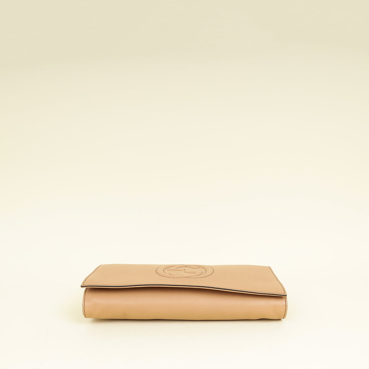 Gucci Nude Soho Tassel Flap Clutch