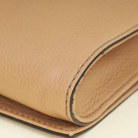 Gucci Nude Soho Tassel Flap Clutch