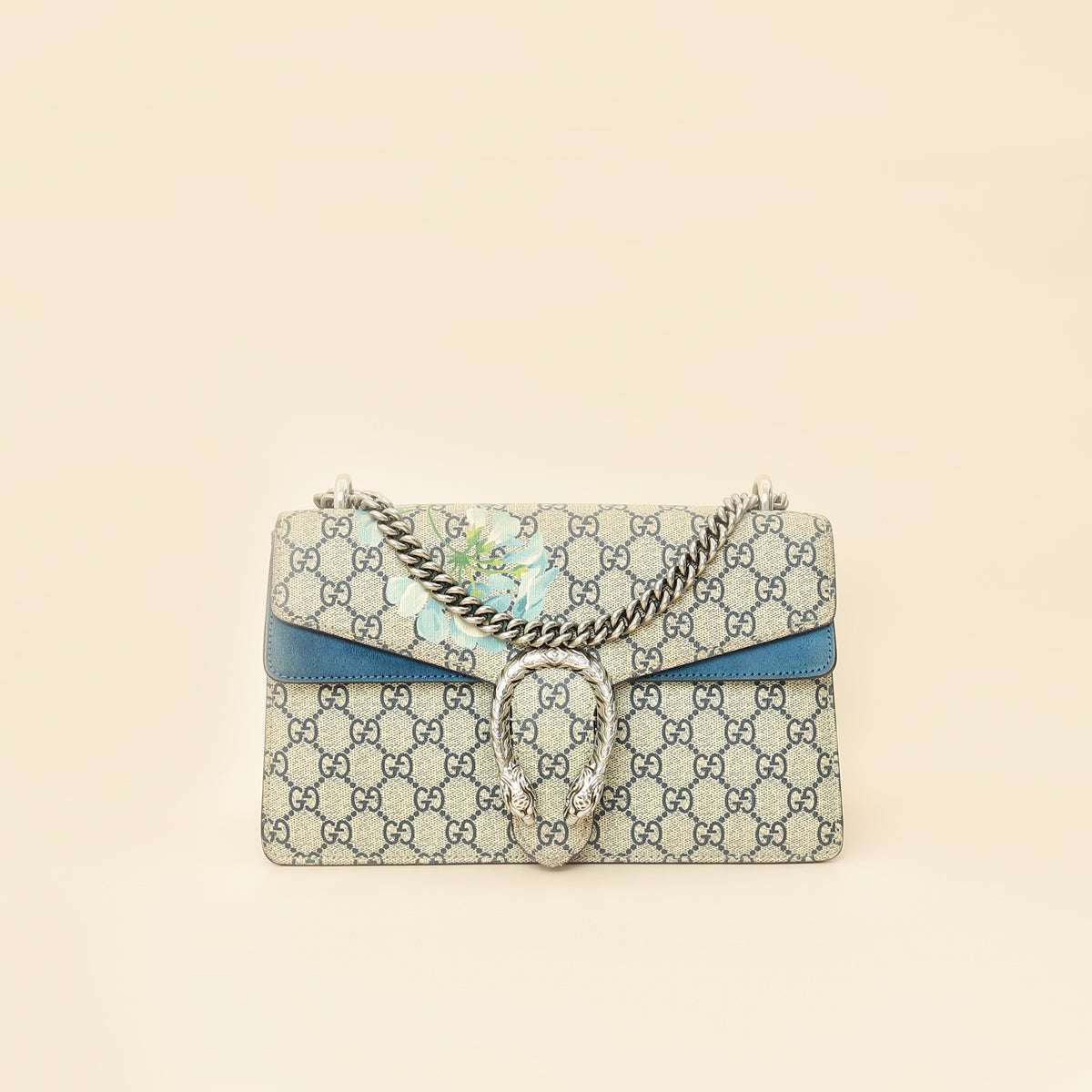 Gucci Multicolor GG Supreme Blooms Dionysus Small Shoulder Bag-Gucci-THE CLOSET