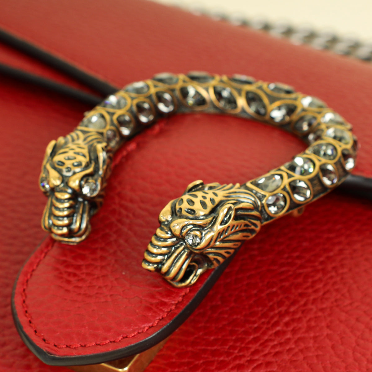 Gucci Red Dionysus Medium Shoulder Bag