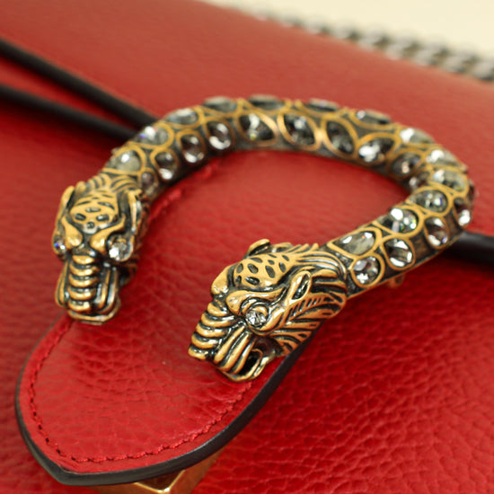 Gucci Red Dionysus Medium Shoulder Bag