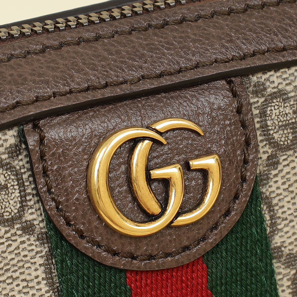 Gucci Ebony GG Supreme Ophidia Small Crossbody Bag-Gucci-THE CLOSET