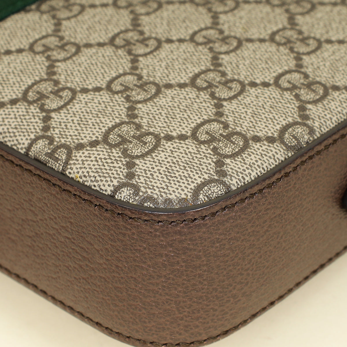 Gucci Ebony GG Supreme Ophidia Small Crossbody Bag-Gucci-THE CLOSET