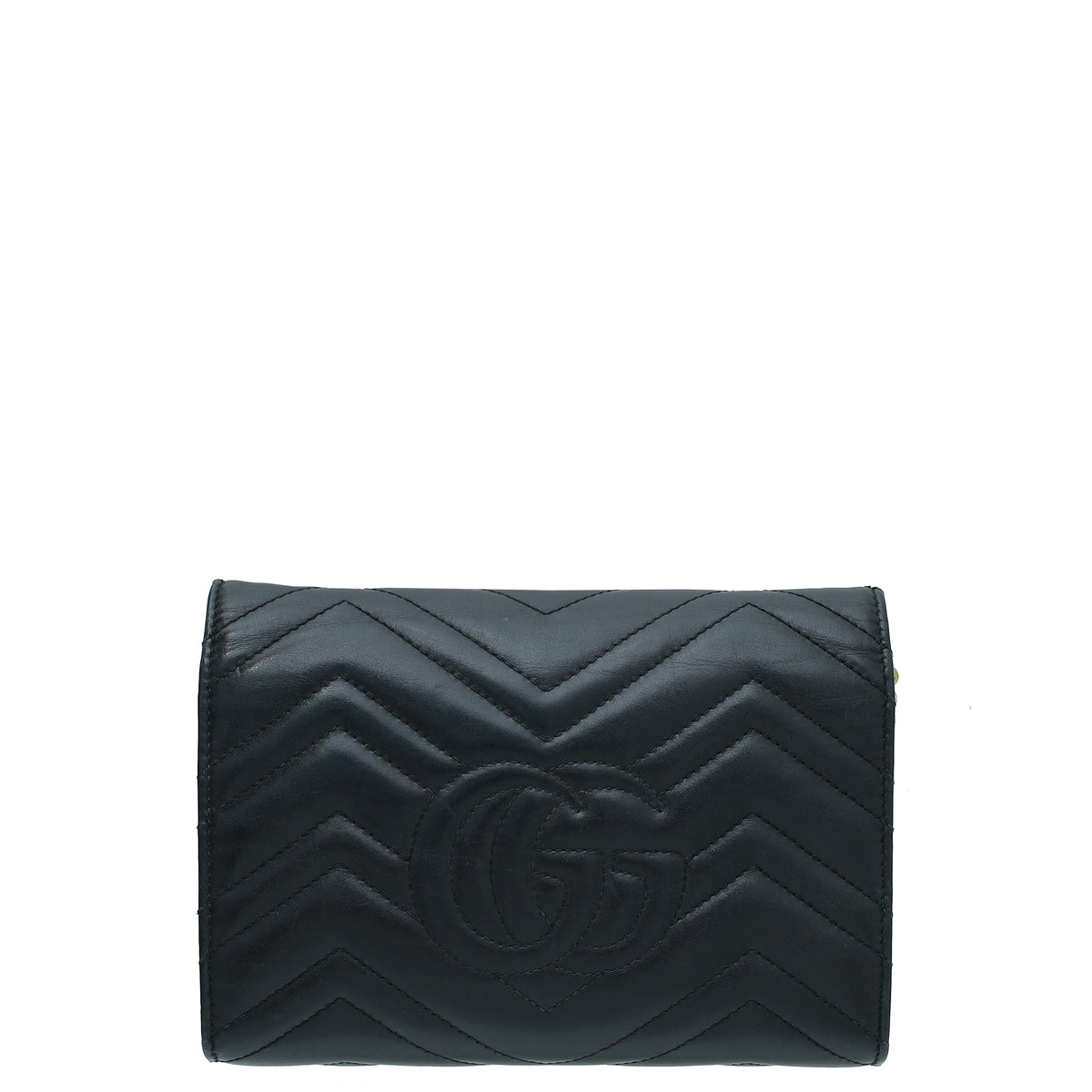Gucci Black GG Marmont Mini Shoulder Bag-Gucci-THE CLOSET