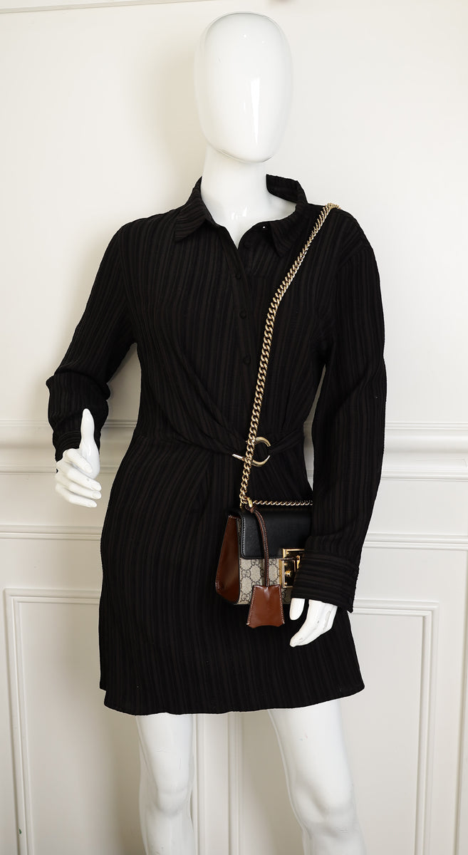 Gucci Tricolor GG Supreme Padlock Small Bag-Gucci-THE CLOSET