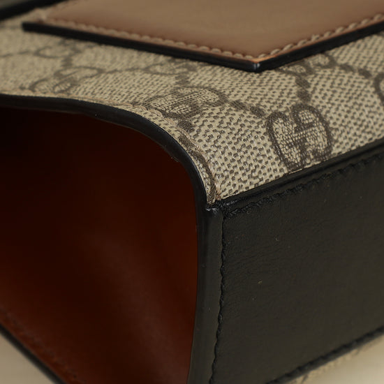 Gucci Tricolor GG Supreme Padlock Small Bag-Gucci-THE CLOSET