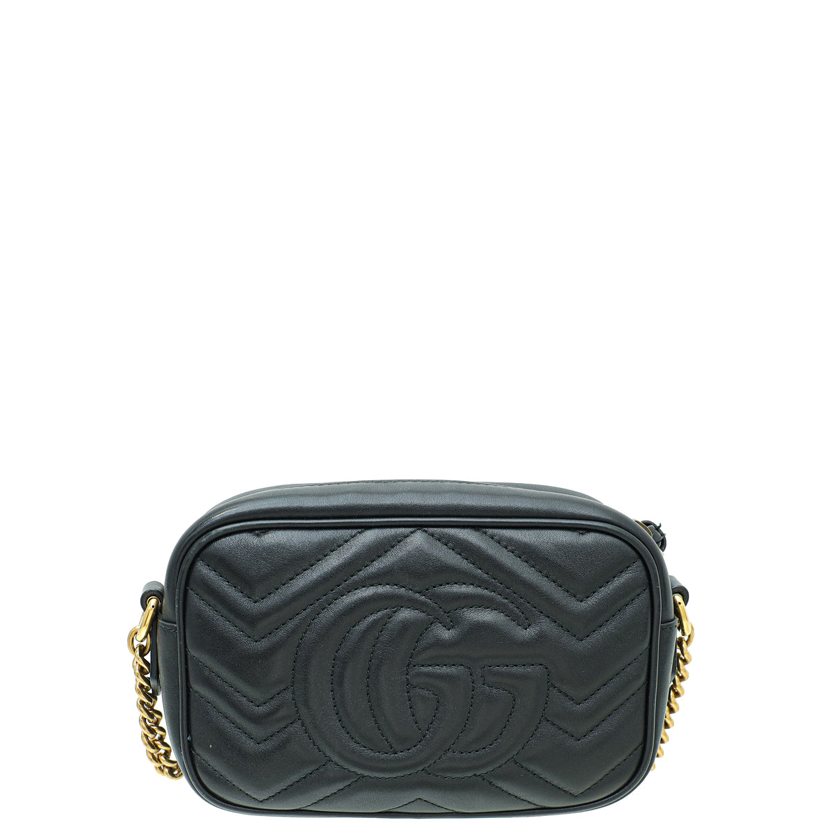 Gucci Black GG Marmont Mini Camera Bag-Gucci-THE CLOSET