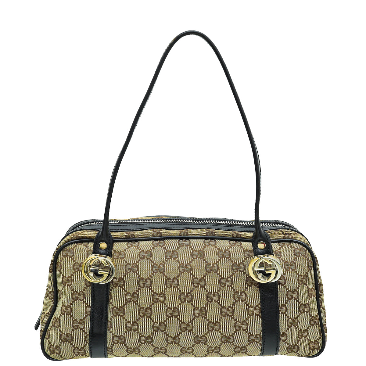 Gucci Bicolor Interlocking G Shoulder Bag