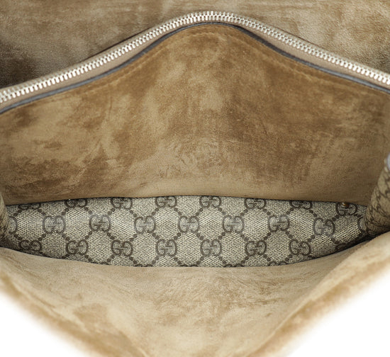 Load image into Gallery viewer, Gucci Bicolor GG Supreme Dionysus Shoulder Bag
