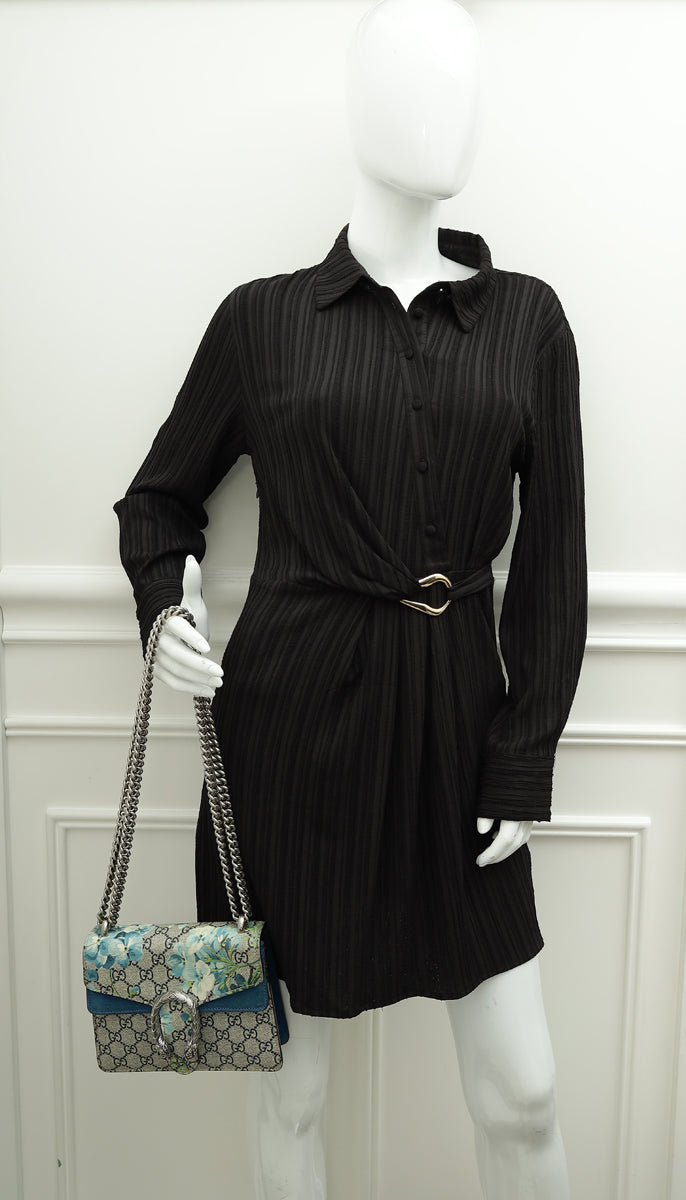 Gucci Multicolor GG Supreme Blooms Dionysus Mini Shoulder Bag-Gucci-THE CLOSET