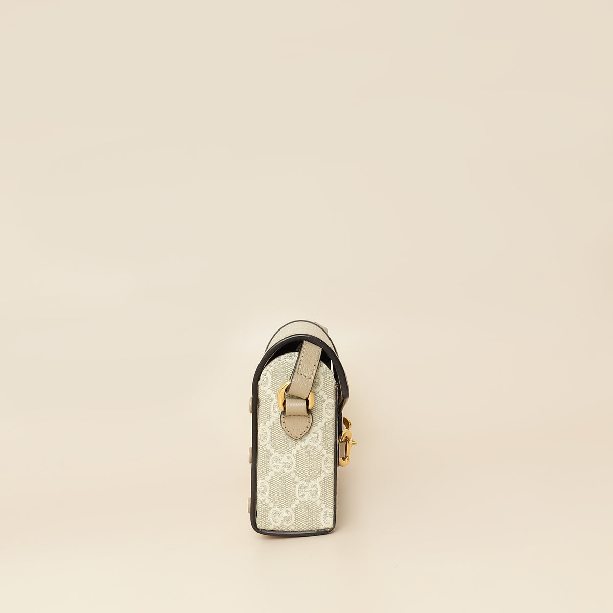 Gucci Bicolor GG Supreme Horsebit 1955 Mini Bag-Gucci-THE CLOSET