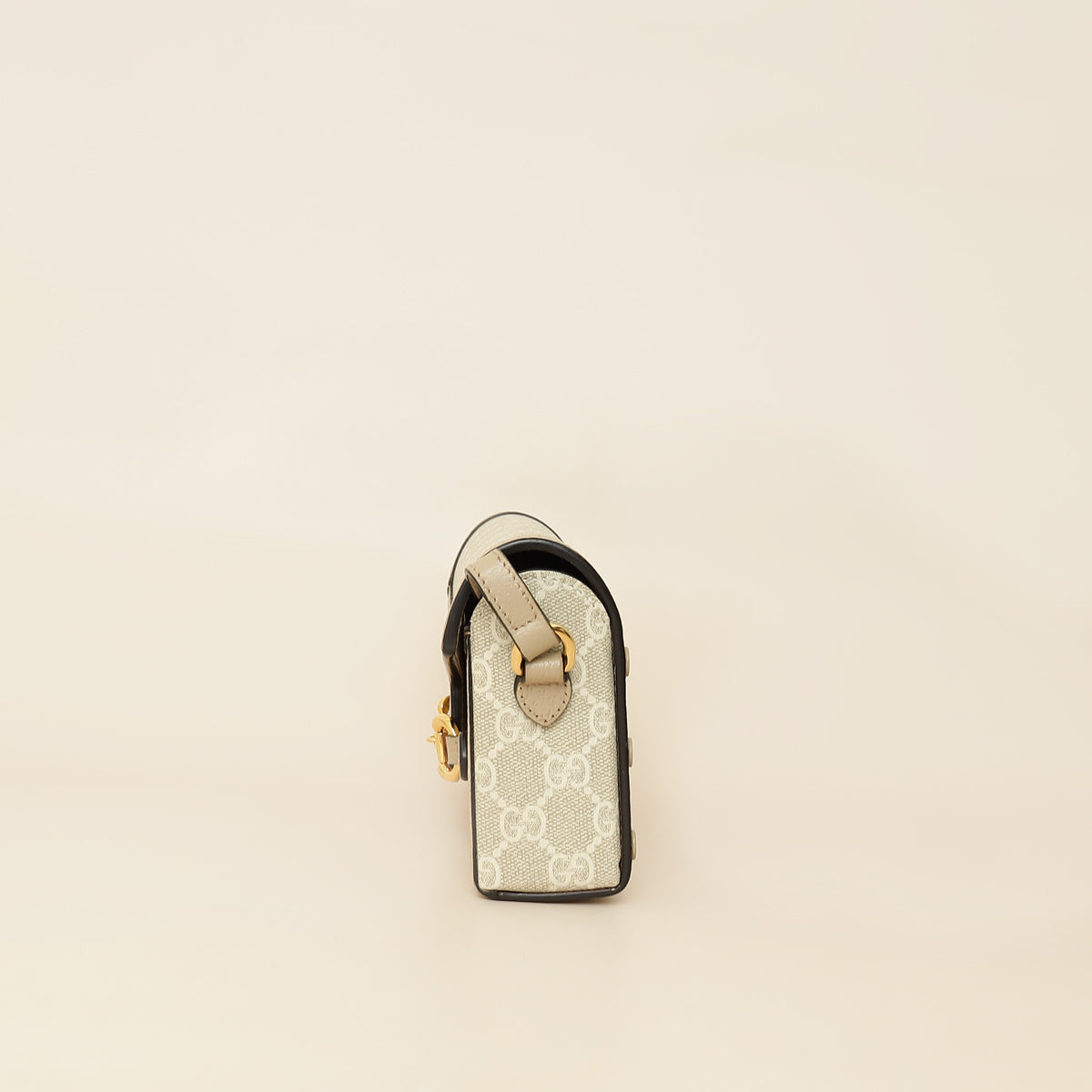 Gucci Bicolor GG Supreme Horsebit 1955 Mini Bag-Gucci-THE CLOSET