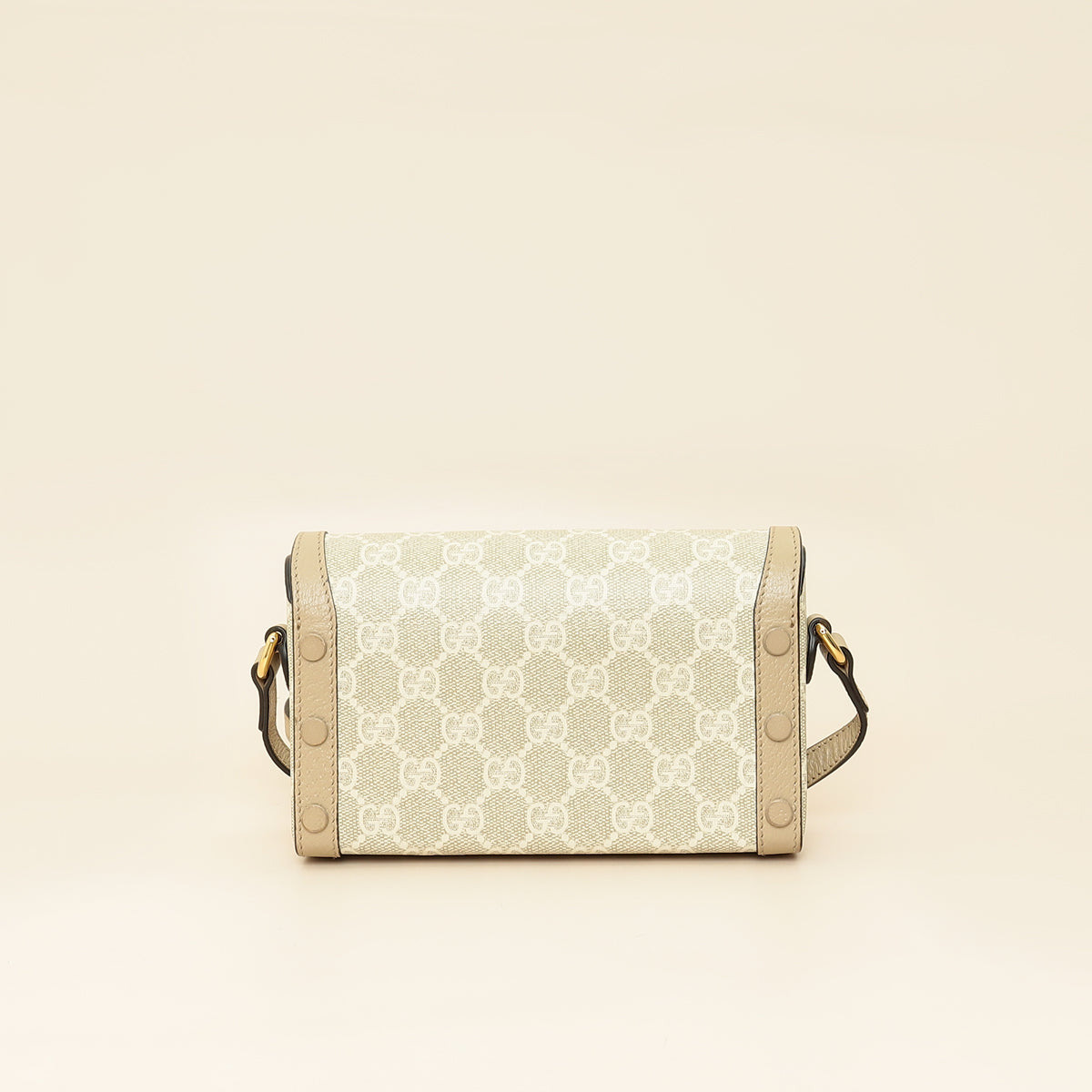 Gucci Bicolor GG Supreme Horsebit 1955 Mini Bag-Gucci-THE CLOSET