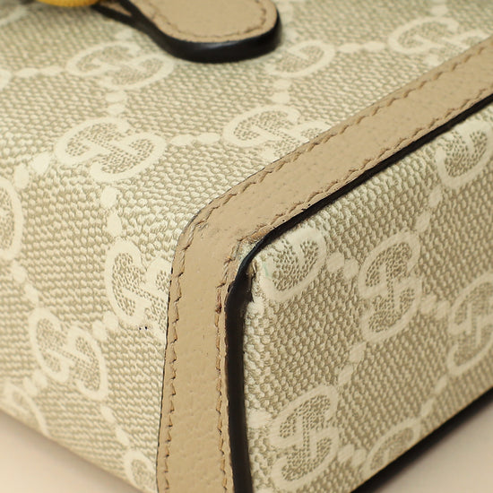 Gucci Bicolor GG Supreme Horsebit 1955 Mini Bag-Gucci-THE CLOSET