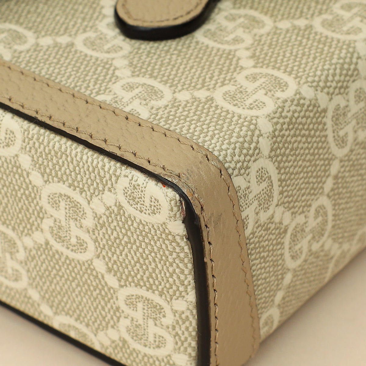 Gucci Bicolor GG Supreme Horsebit 1955 Mini Bag-Gucci-THE CLOSET