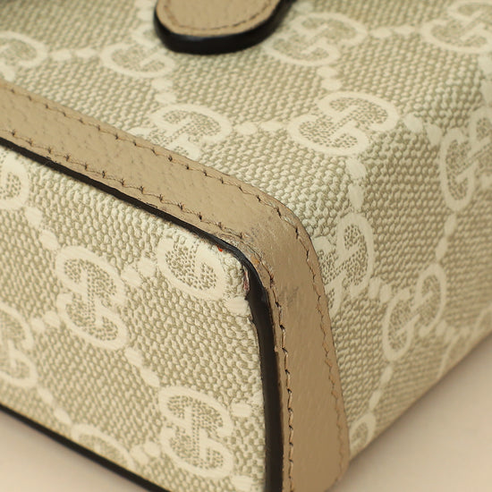 Gucci Bicolor GG Supreme Horsebit 1955 Mini Bag-Gucci-THE CLOSET