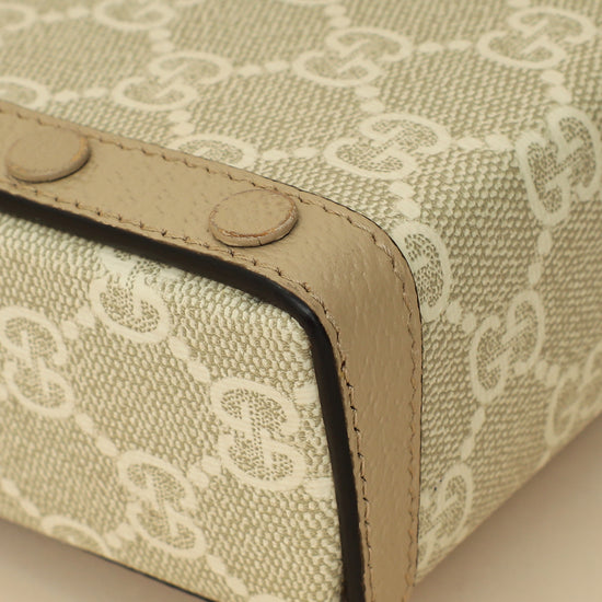 Gucci Bicolor GG Supreme Horsebit 1955 Mini Bag-Gucci-THE CLOSET