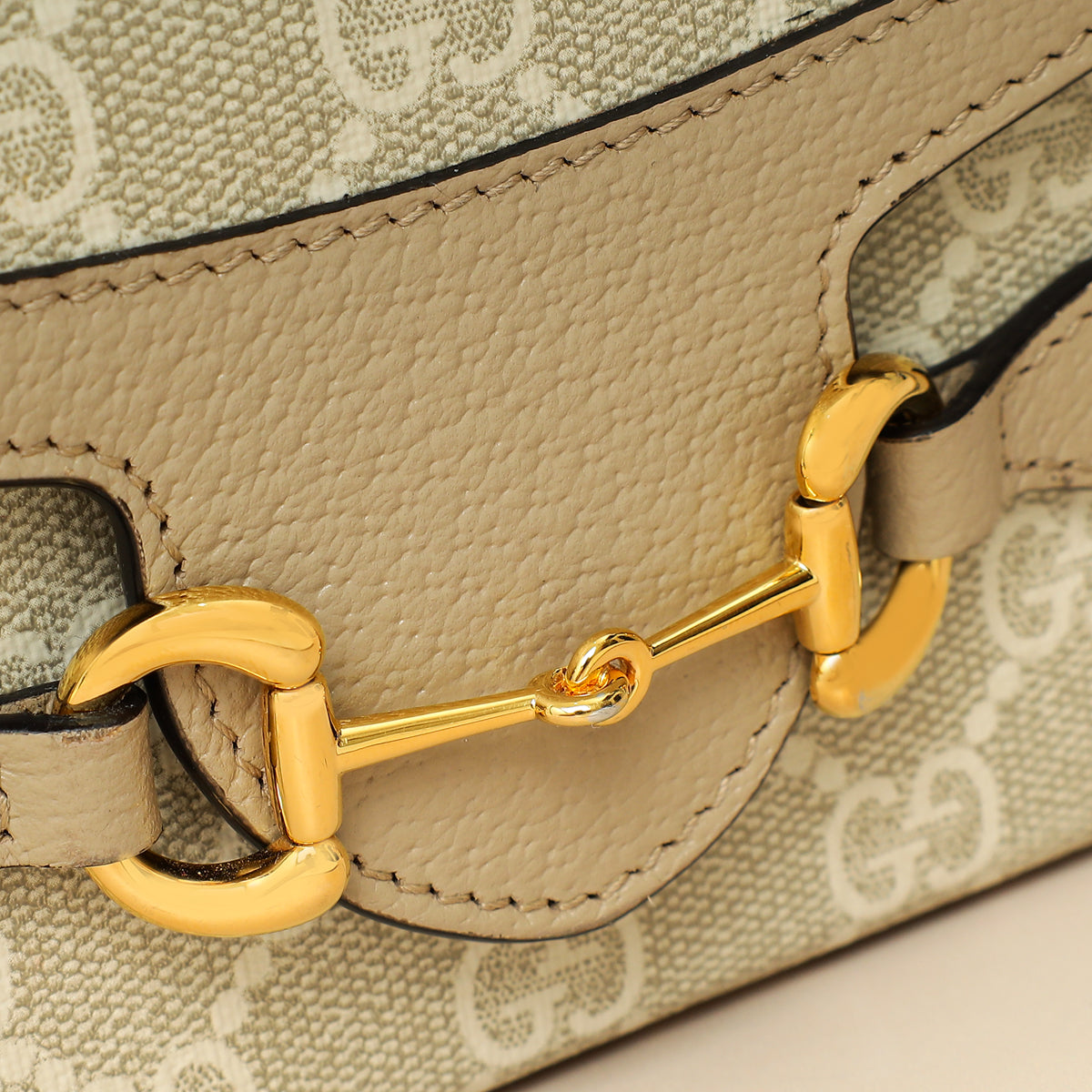 Gucci Bicolor GG Supreme Horsebit 1955 Mini Bag-Gucci-THE CLOSET