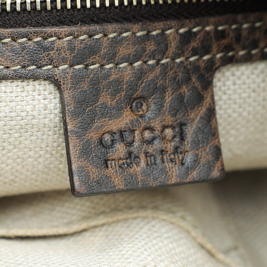 Gucci Bicolor GG New Jackie Medium Shoulder Bag