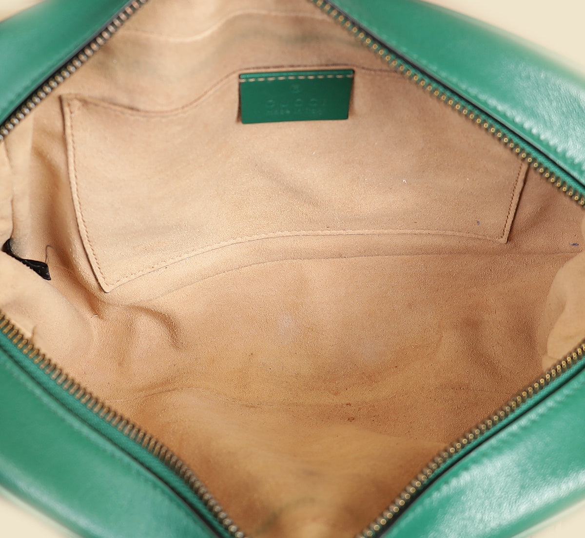 Gucci Green GG Marmont Camera Small Bag