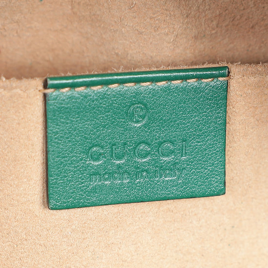 Gucci Green GG Marmont Camera Small Bag