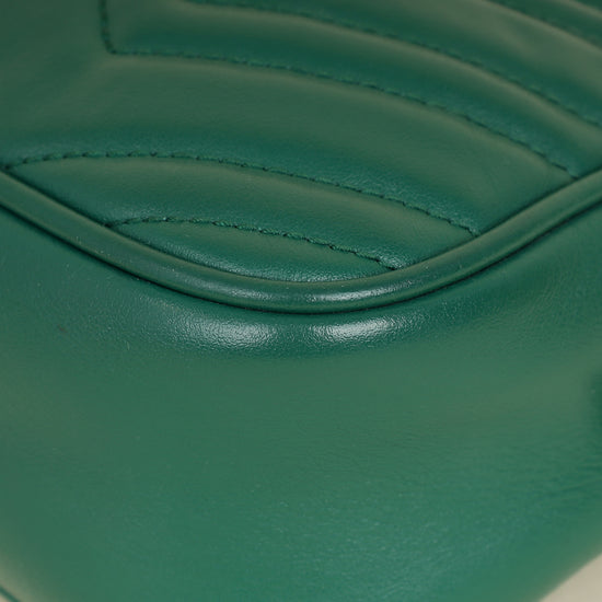 Gucci Green GG Marmont Camera Small Bag