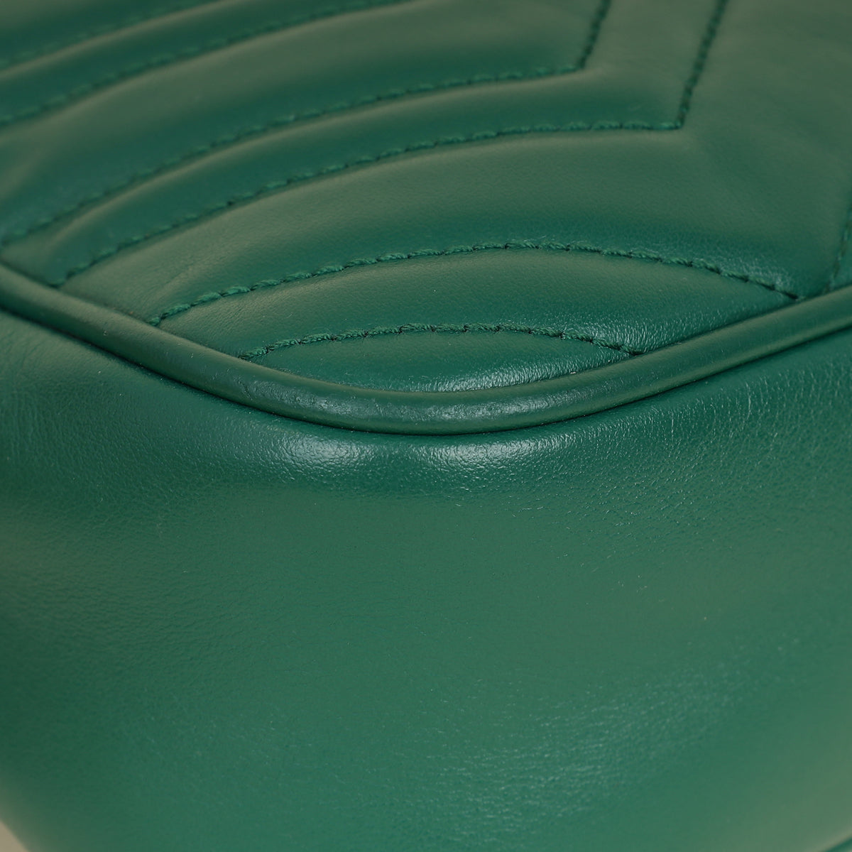 Gucci Green GG Marmont Camera Small Bag