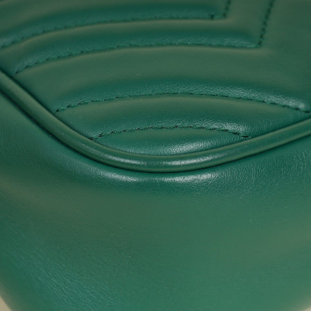 Gucci Green GG Marmont Camera Small Bag