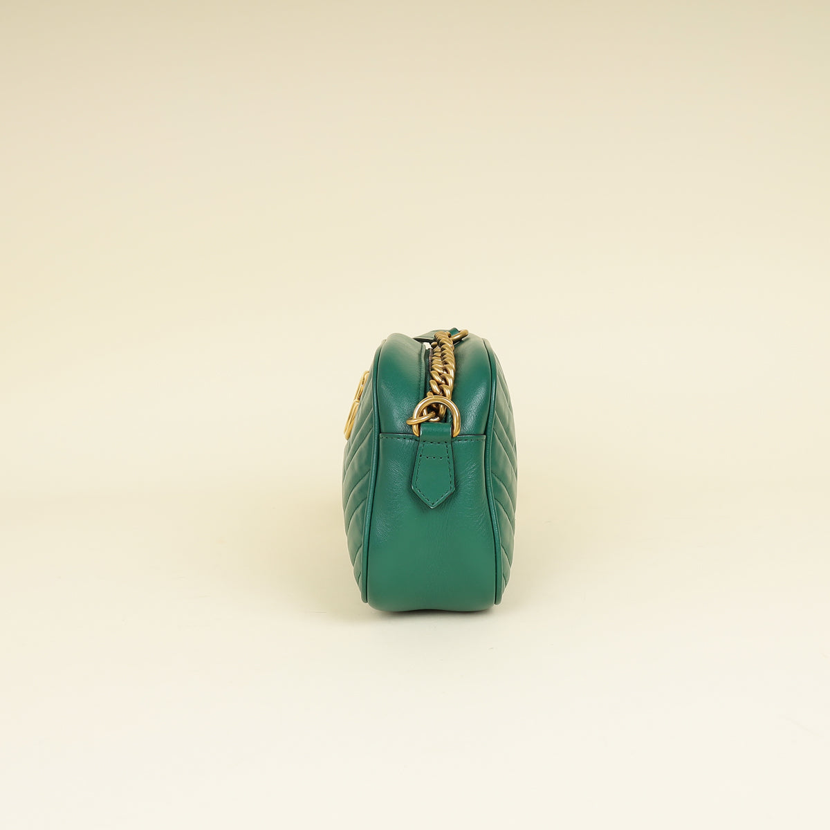 Gucci Green GG Marmont Camera Small Bag