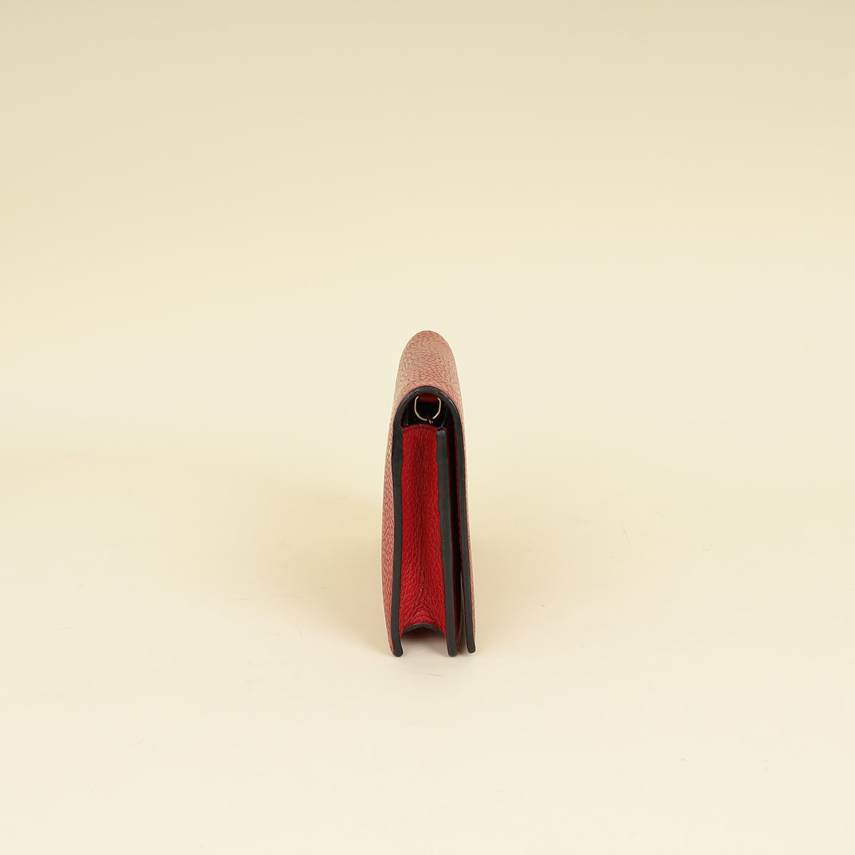 Gucci Red Interlocking G Wallet on Chain