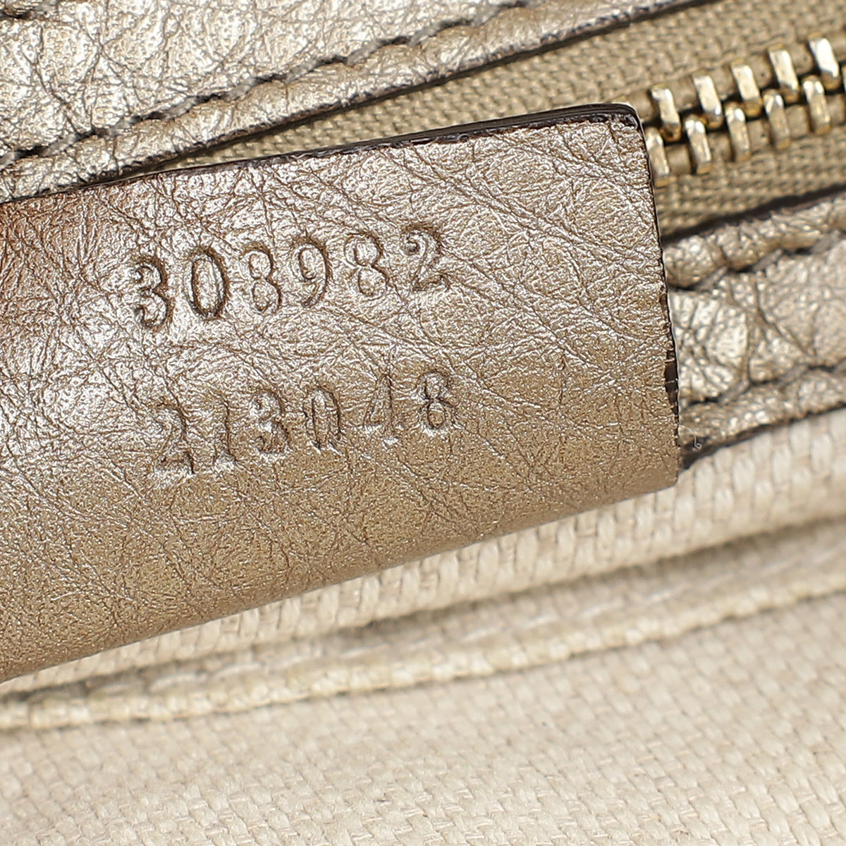 Gucci Champagne Soho Tote Medium Bag