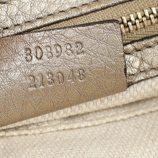 Gucci Champagne Soho Tote Medium Bag