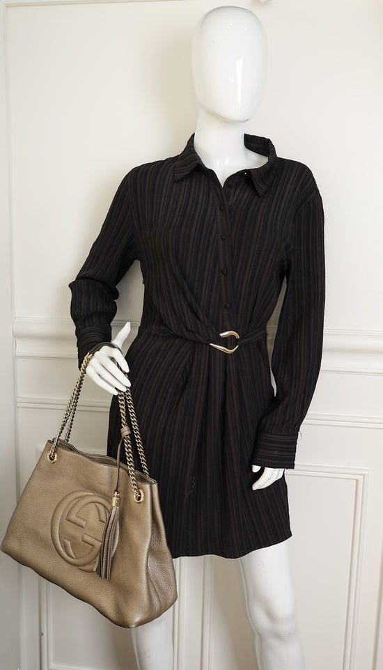 Gucci Champagne Soho Tote Medium Bag