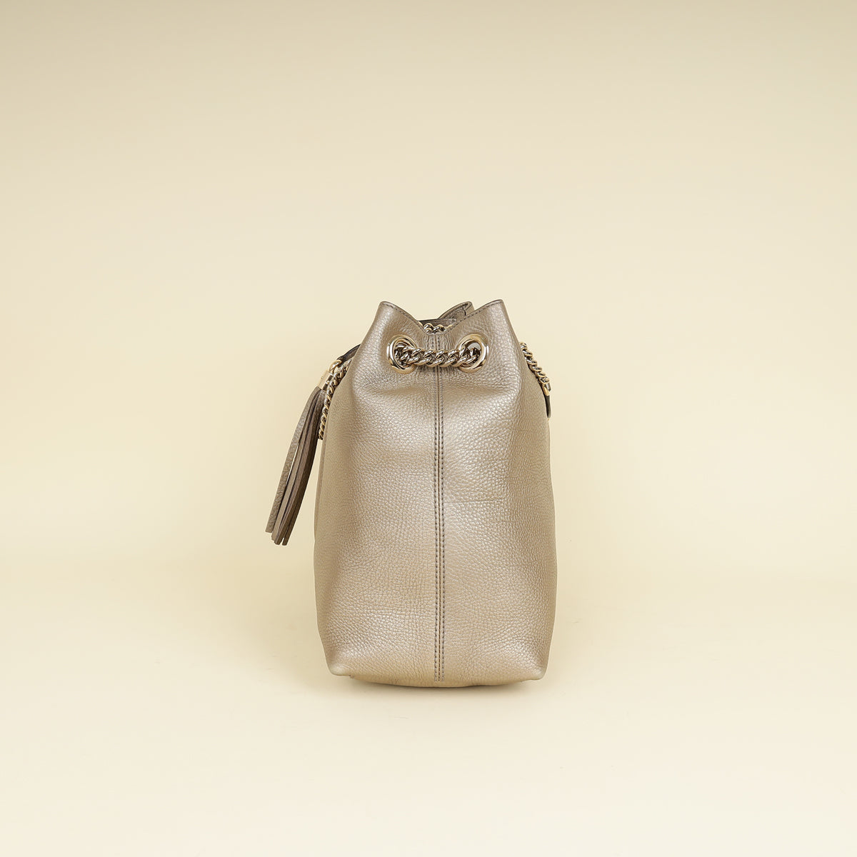 Gucci Champagne Soho Tote Medium Bag