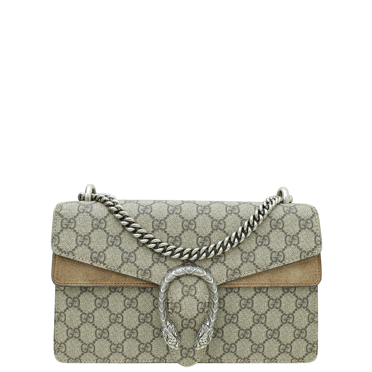 Gucci Bicolor GG Supreme Dionysus Small Shoulder Bag-Gucci-THE CLOSET