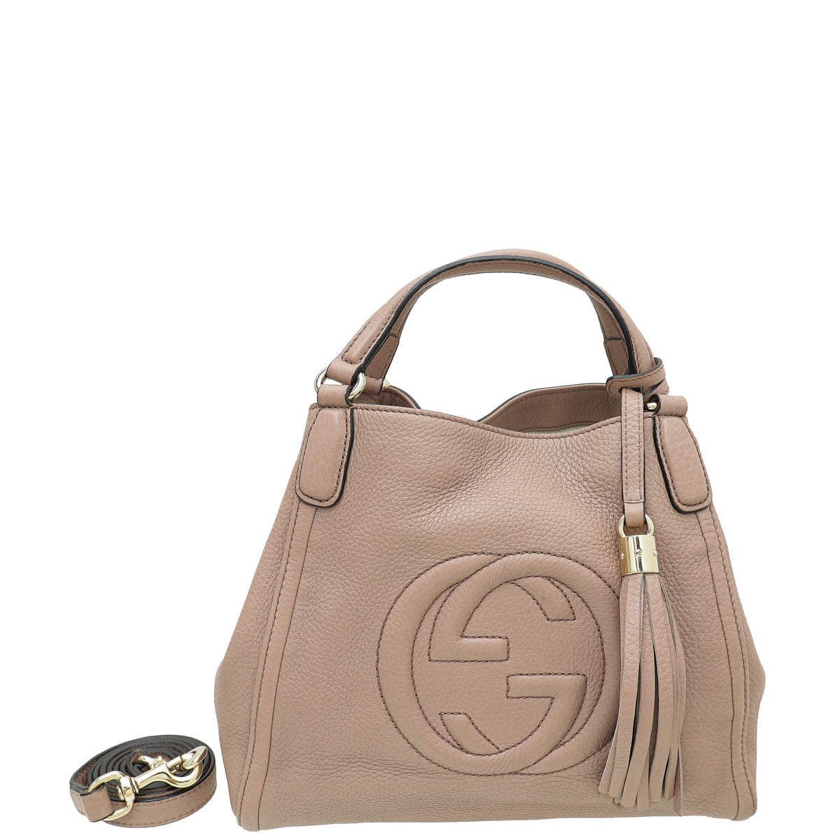 Gucci Dusty Pink Soho Convertible Tote Small Bag - Japan Exclusive