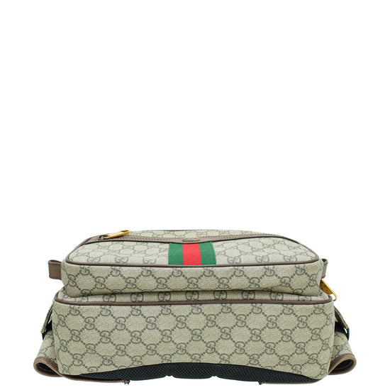 Gucci Bicolor Soft GG Supreme Ophidia Pouch Pocket Belt Bag