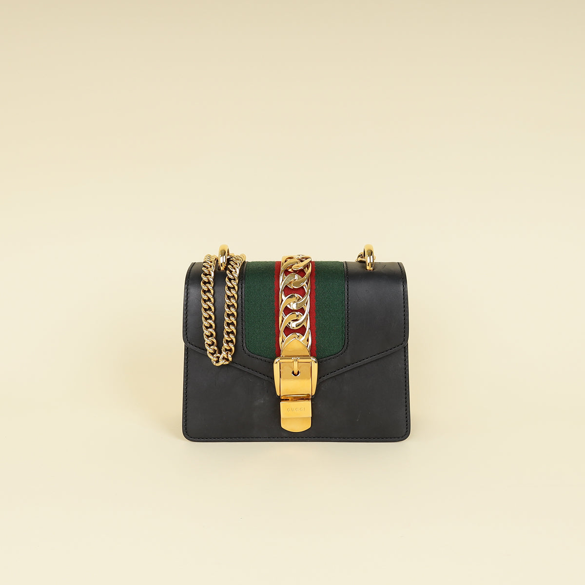 Gucci Black Sylvie Mini Bag-Gucci-THE CLOSET