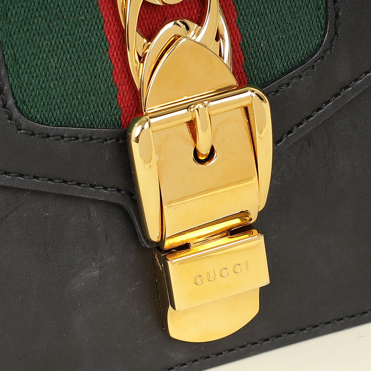 Gucci Black Sylvie Mini Bag-Gucci-THE CLOSET