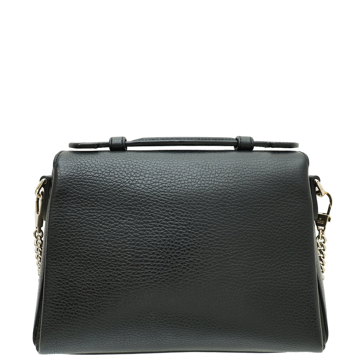 Gucci Black Interlocking G Top Handle Bag-Gucci-THE CLOSET