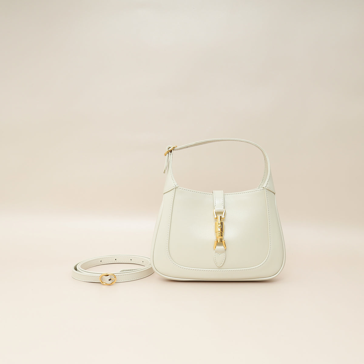 Gucci White Cream Jackie 1961 Mini Hobo Bag-Gucci-THE CLOSET