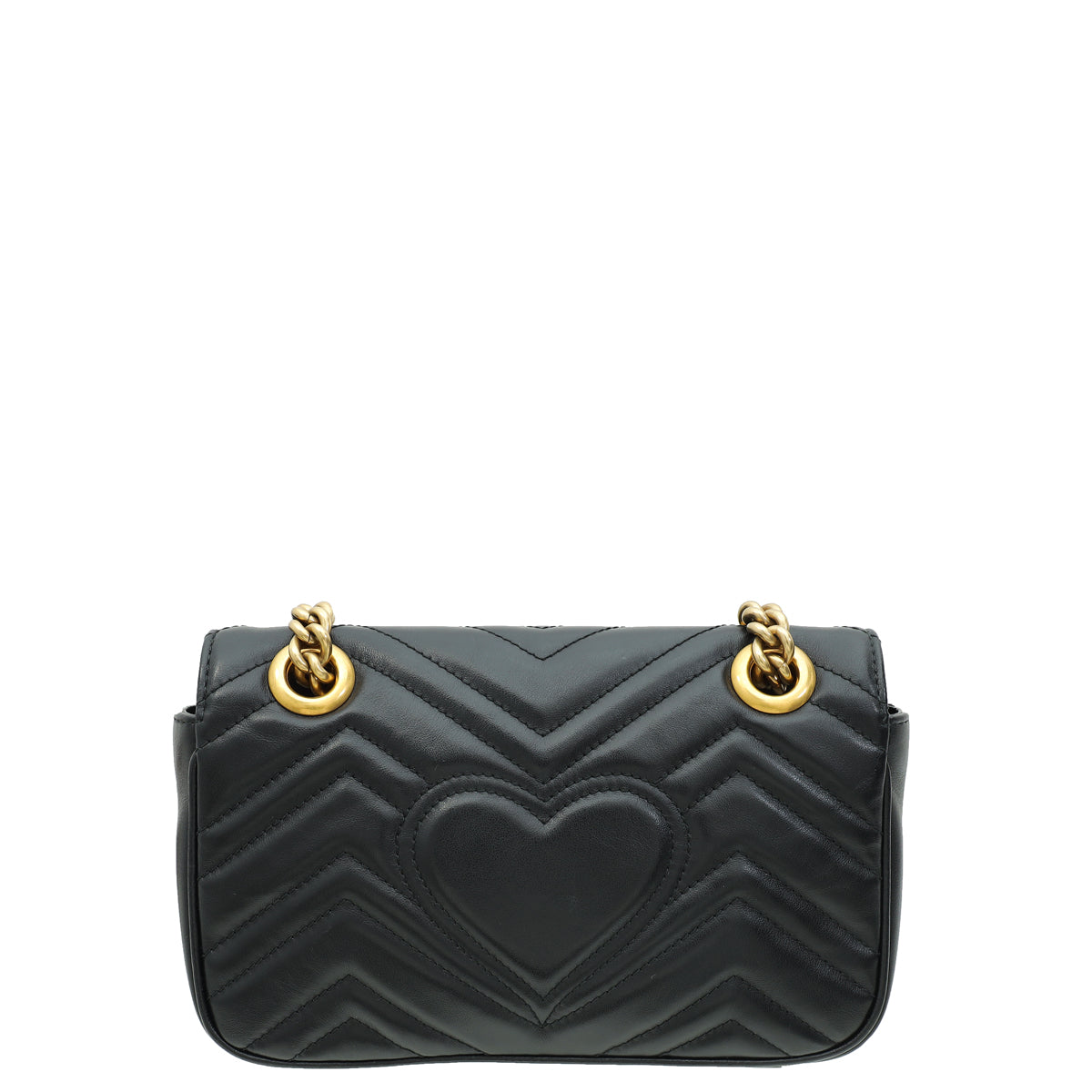 Gucci Black GG Marmont Mini Shoulder Bag-Gucci-THE CLOSET