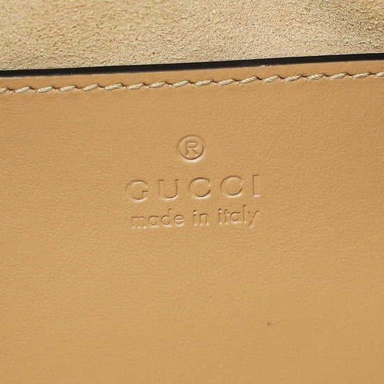 Gucci Rose Beige GG Marmont Matelassé Camera Small Shoulder Bag